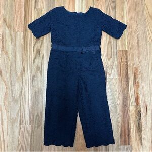 EUC size 3 JANIE and JACK navy Jumpsuit